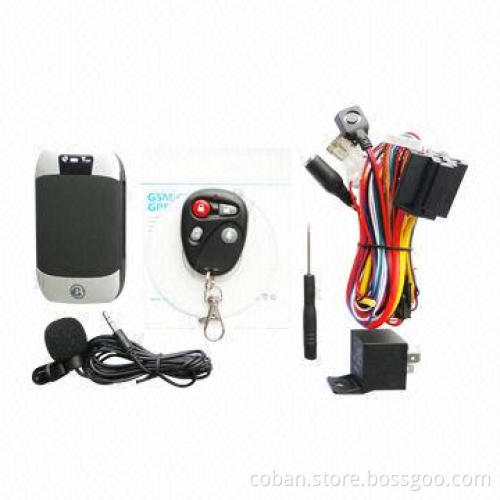 Automotive GPS tracker with door ACC alarm, optional for fuel monitor